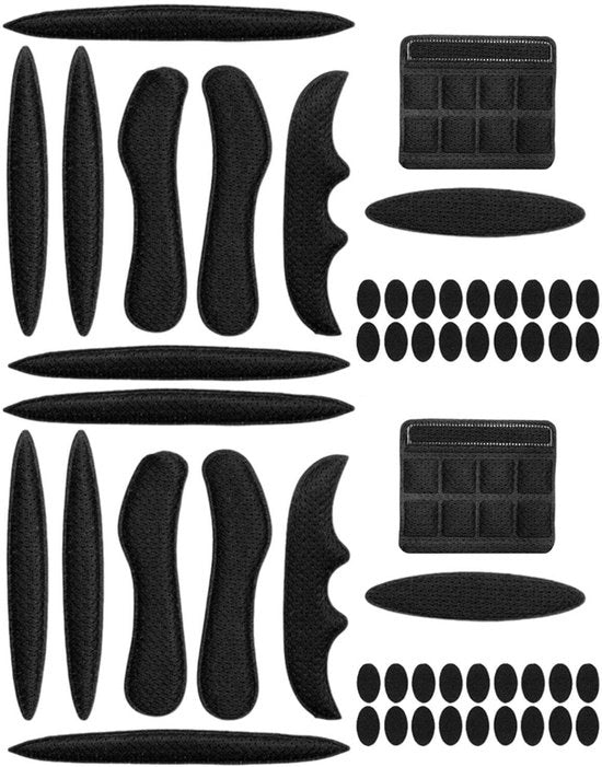 Set di cuscinetti assorbenti per calotta - 2 set di cuscini di spugna per calotta - Ideali per elmetti da bicicletta e motocicletta - Comodi e respiranti - Perfetti per mantenere la calotta asciutta
