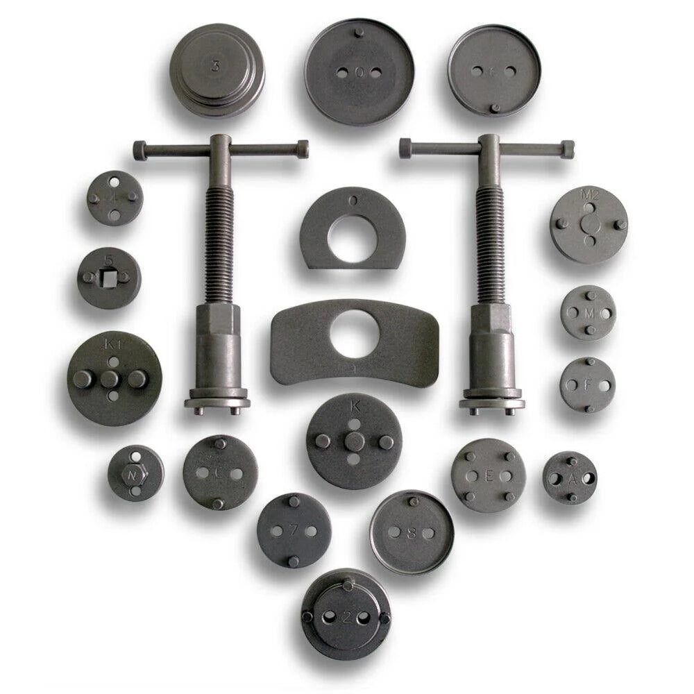 Kit di utensili per il riavvolgimento del pistone del freno 21 pezzi attrezzo per officina auto 16_0002262