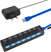 Hub USB 3.0 Distributore di 5 porte a 5 Gbps