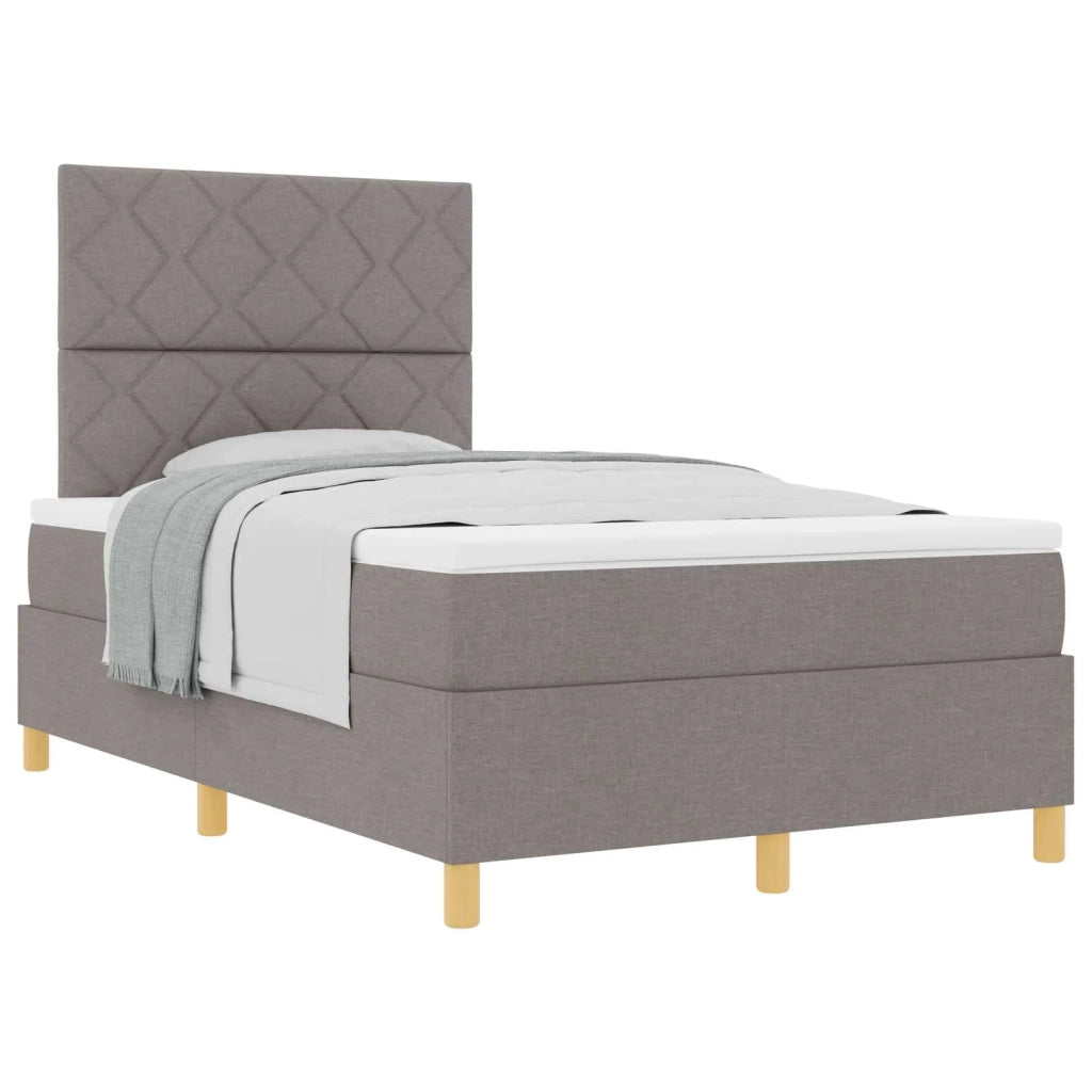 Letto a molle con materasso Talpa 120 x 190 cm Tessuto 3339683