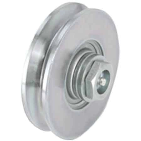 RUOTA CON BULLONE PER CANCELLI C/INGRASSATORE 140 mm
