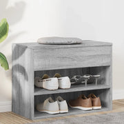 Scarpiera Grigio Sonoma 60x30x45 cm in Legno Multistrato 816051