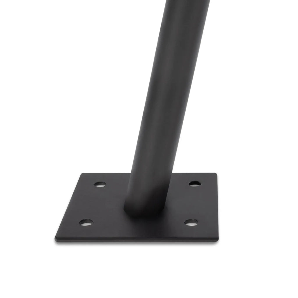 IDMarket - Set di 2 pali per vele ombreggianti regolabile H.220 CM con pali e basi in acciaio