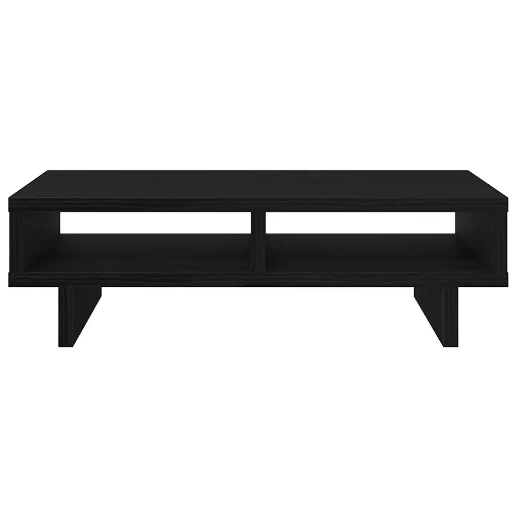 Supporto per Monitor Rovere Nero 50x27x15 cm in Truciolato