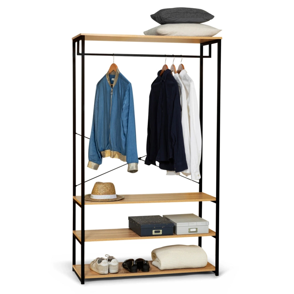 IDMarket - Armadio grande L. 100 cm DETROIT design industriale