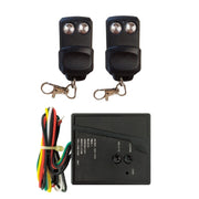 Trade Shop - Kit Ricevente Autoapprendente 2 Telecomandi 2 Canali Indoor Per Serrande Cancelli -