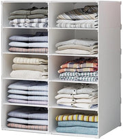 Raccoglitore Modulare per Abbigliamento - Organizzatore per la Casa - 10 Moduli