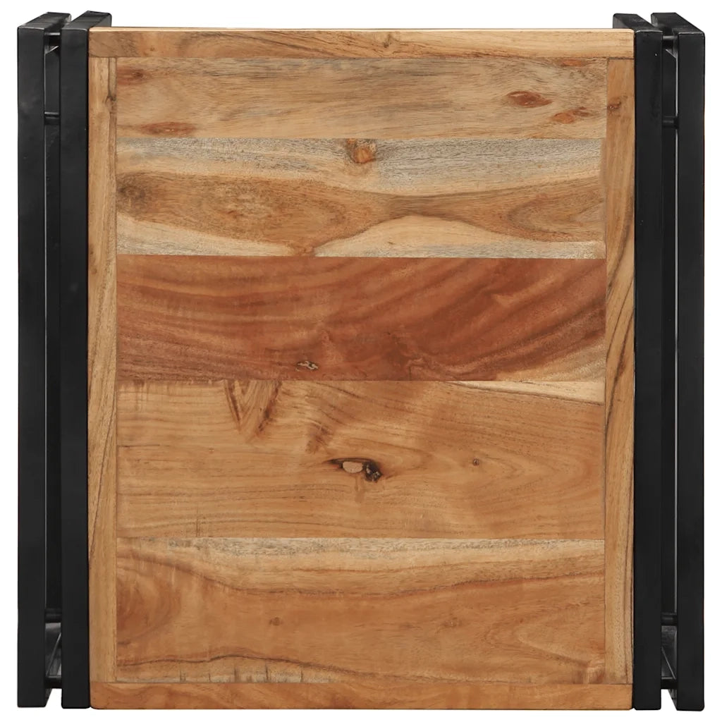 Tavolino da CaffÃ¨ 50x50x35 cm Legno Massello di Acacia