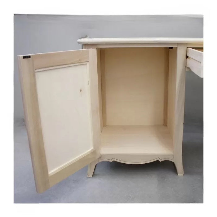 Scrivania in legno porta frigo grezzo 130x60x83 (485) - Mobili 2G