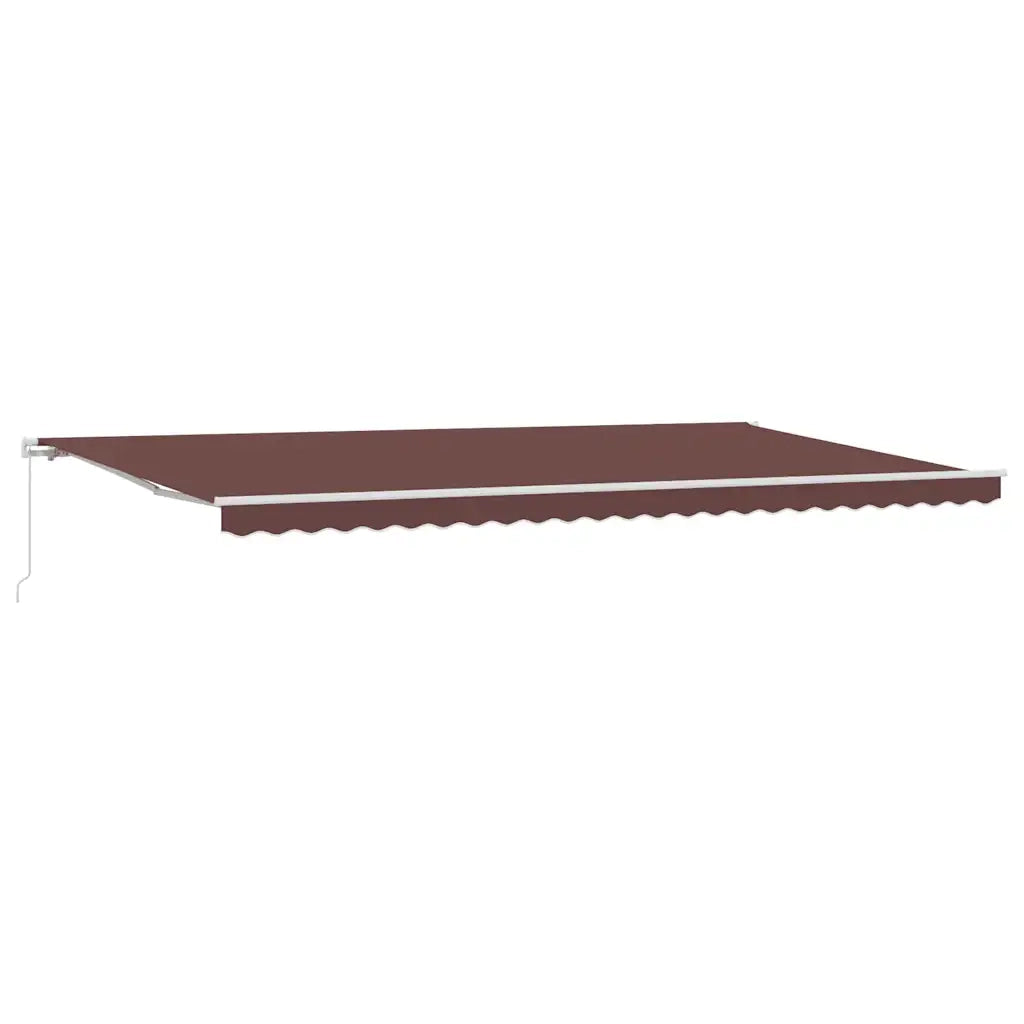 Tenda Retrattile Manuale 600x300 cm Marrone