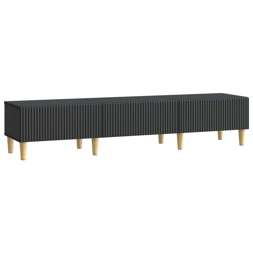 Mobile TV Nero 147 x 34,5 x 30 cm Legno ingegnerizzato 894706