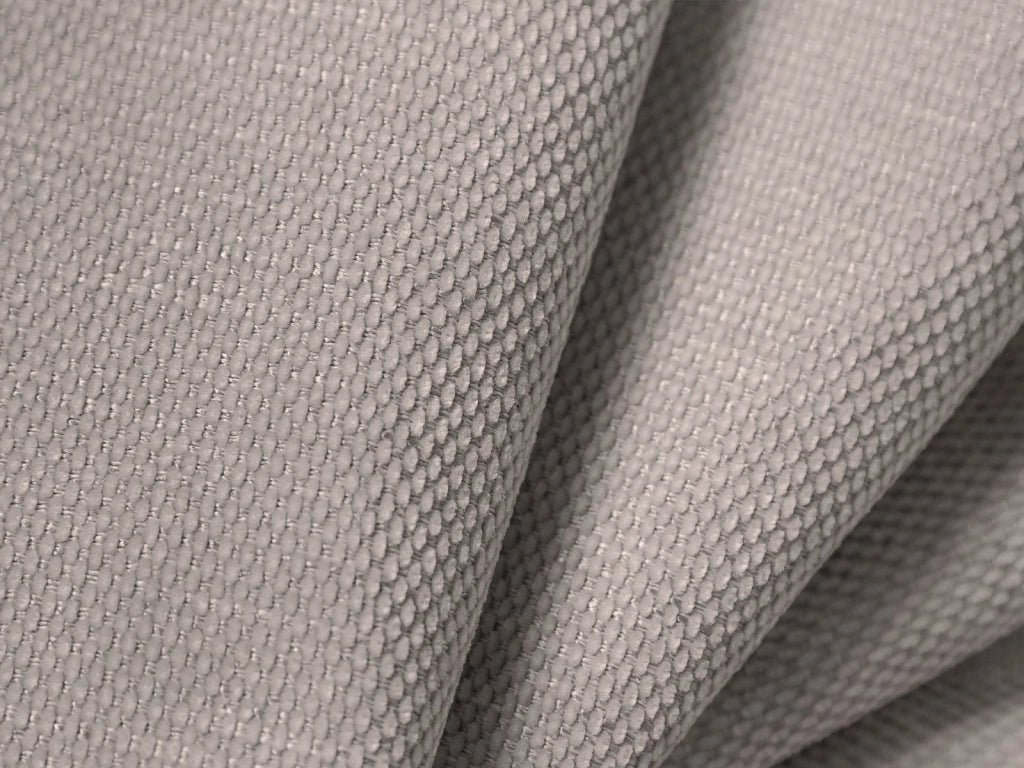 Cosmopolitan Design - Letto a cassettone con testiera "Colonel" 200x200cm in ciniglia grigio chiaro 