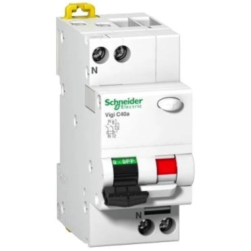 INTERRUTTORE MAGNETOTERMICO DIFF. C40A VIGI 1P+N C 10A 30MA TIPO AC
