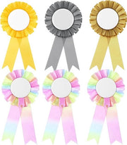Decorazioni per vincitori - 6 pezzi, decorazioni per cavalli per hobby, nastri per accessori per cavalli - eventi sportivi, spettacoli di talento - articoli da festa - fai da te.