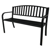 PANCHINA 'LASIN' cm. 119 x 50 x h.75 - nera  - LIF