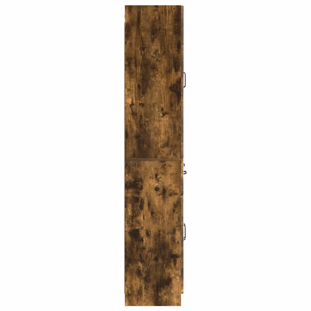 Set di armadi 2 pcs Rovere Fumo Legno ingegnerizzato 3416993