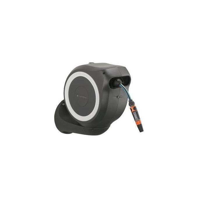 Gardena RollUp Rocchetto montato a muro Automatico Nero, Grigio
