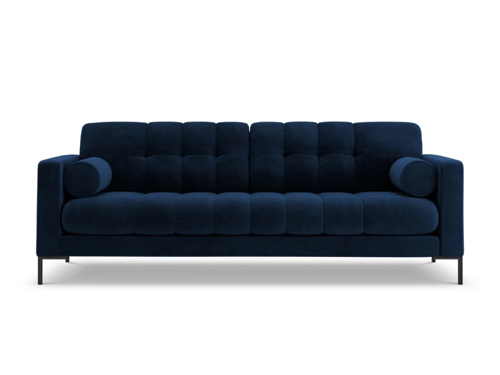 Cosmopolitan Design - Divano "Bali" 4 posti in velluto blu reale 