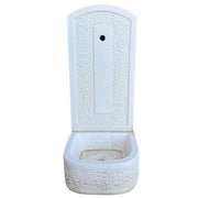 Fontana giardino calcestruzzo senza rubinetto 40x40xh.90 cm serie grecale