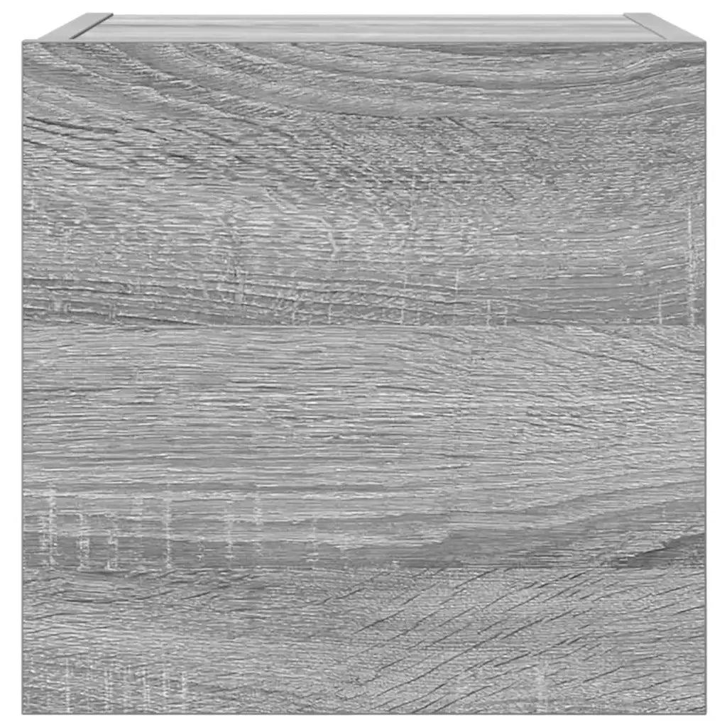 Armadietti TV Montati a Parete 2pz Grigio Sonoma 30,5x30x30 cm cod mxl 16480