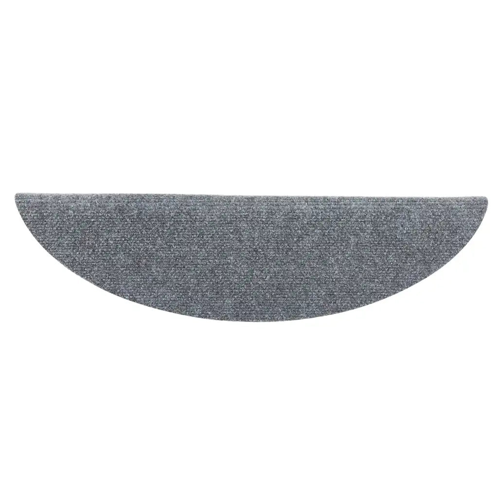 Tappetini per Scale Adesivi 10 pz 56x17x3 cm Grigio Chiaro 149681