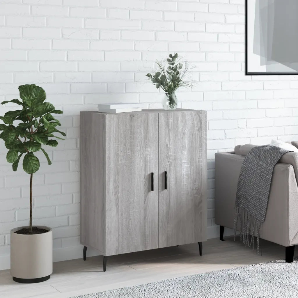 Credenza | Madia | Buffet da pranzo | Armadio da pranzo Grigio Sonoma 69,5x34x90 cm in Legno Multistrato