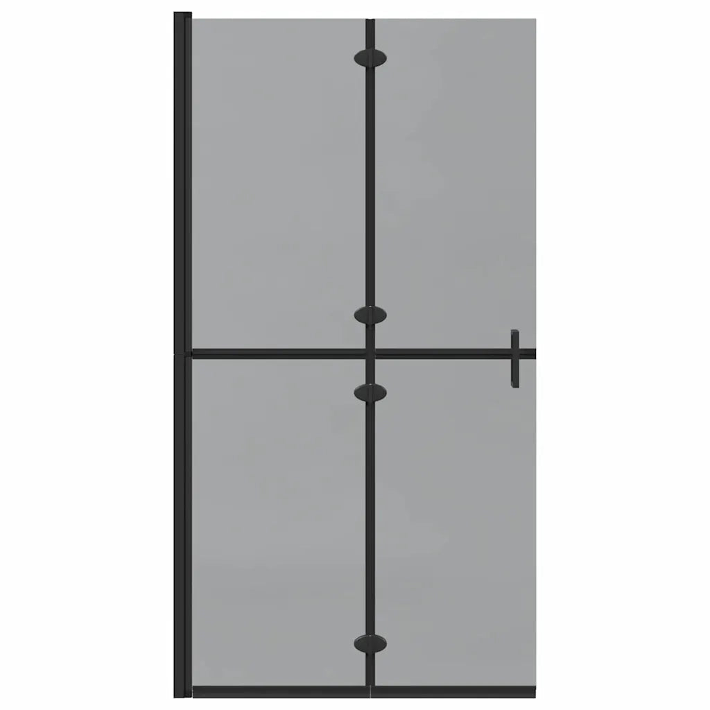 Parete doccia walk-in Nero 100 x 6,5 x 190 cm CFW6036916