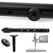 Impugnatura per Display Microscopio Digitale 280mm – Montaggio su Pilastro, Regolazione 360° | Diametro 25mm