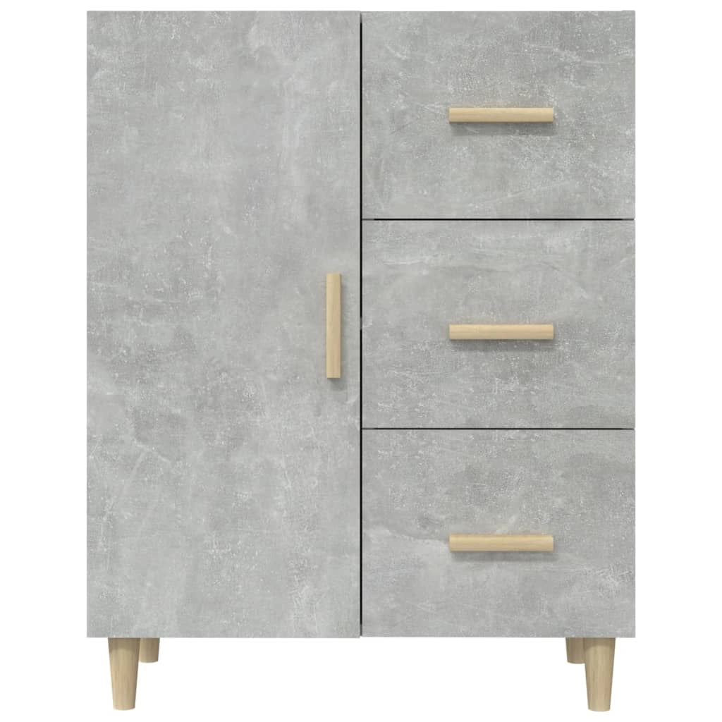 Buffet credenza cassettiera armadio mobile contenitore organizer per cucina soggiorno salotto 69,5 x 34 x 90 cm legno ingegnerizzato grigio 02_0032041
