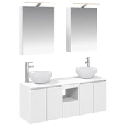 Set di Armadi da Bagno 5 pcs Bianco 50 x 14,5 x 70 cm 3406351