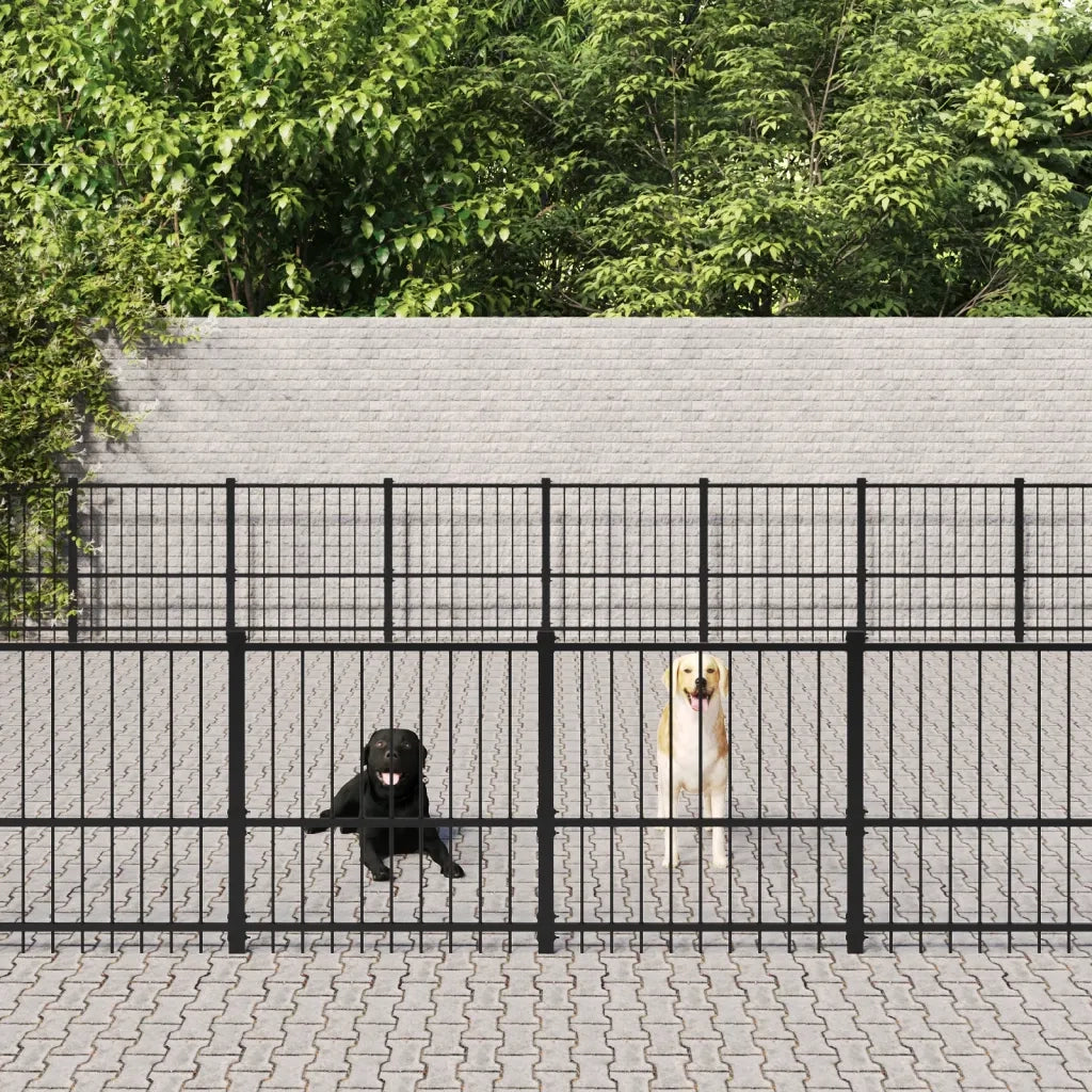 Gabbia per Cani da Esterno in Acciaio 67,74 m² 3124657