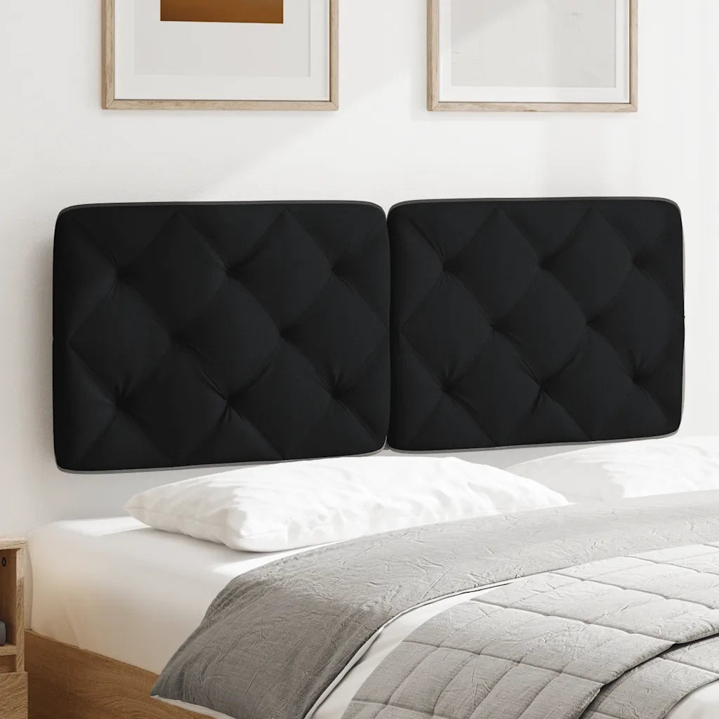 Cuscino Testiera Nero 120 cm in Tessuto CFW2032438