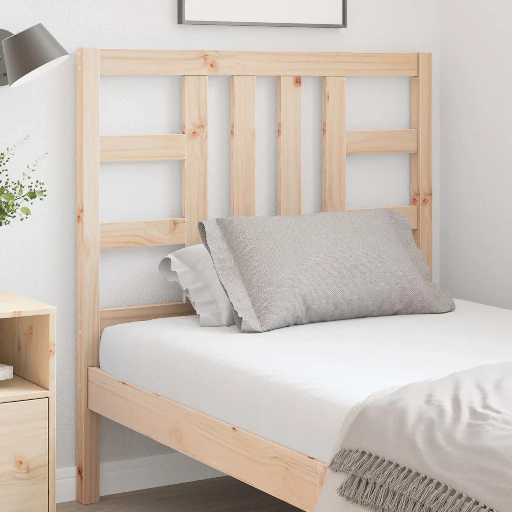 Testiera per Letto-Testata-Testiera Decorativa 96x4x100 cm in Legno Massello di Pino 374920