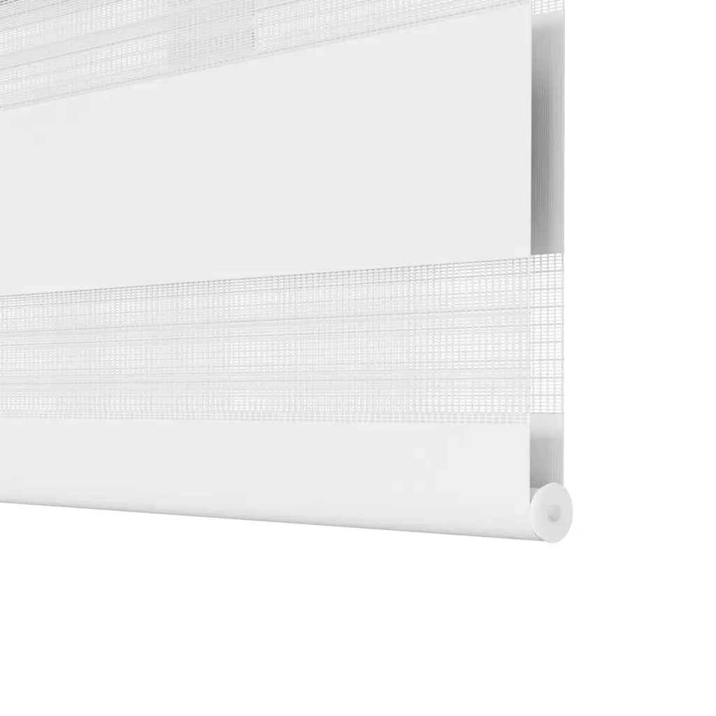 Tenda a rullo zebra 120,9x175 cm Larghezza tessuto 116,7 cm bianco 240214