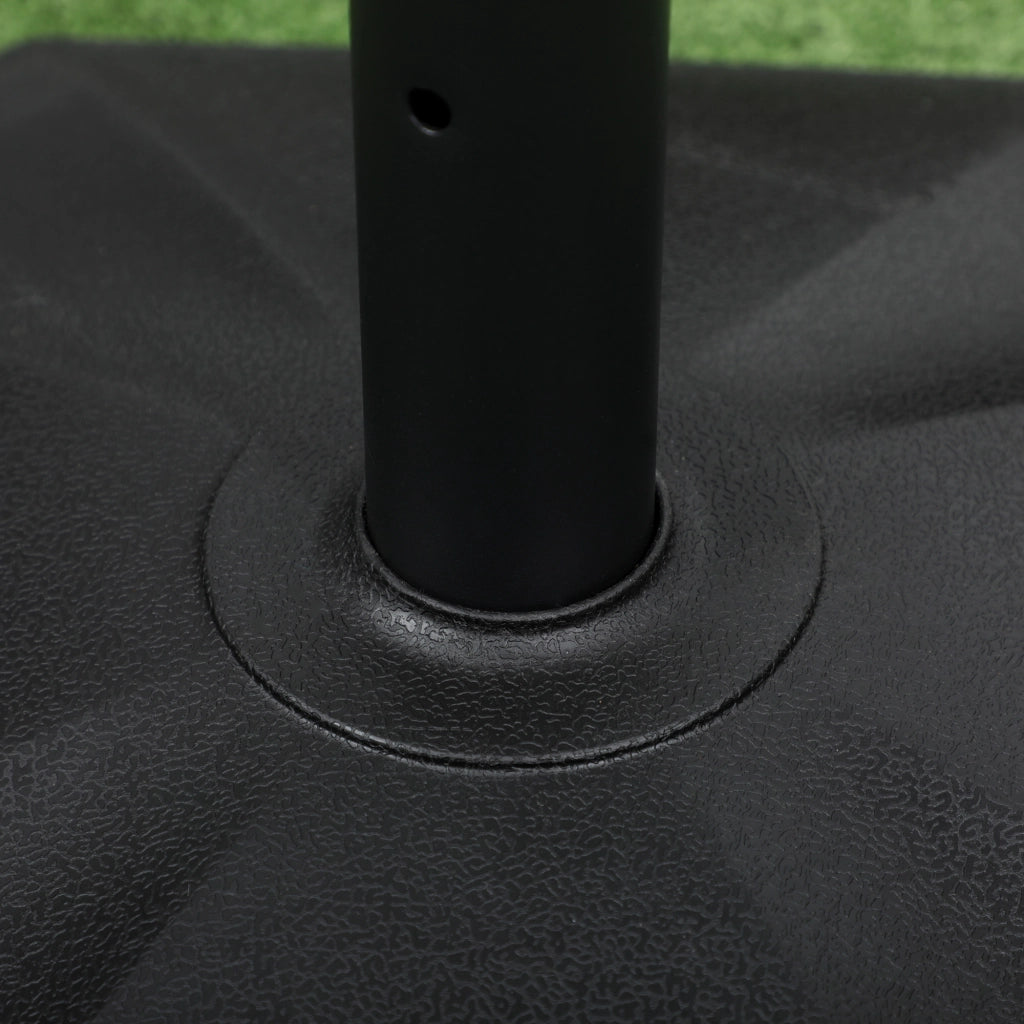 Portaombrelli in Cemento ¨C Zephmum ¨C Nero 45.5x45.5x33 cm