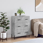 Credenza-Buffet-Armadio da cucina Grigio Cemento 69,5x34x90 cm in Legno Multistrato 793785