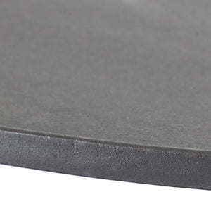 Set 2x Piastra in ghisa rigata, forma a mezza luna, 46,7 x 22,8 x 1,5 cm, griglia in ghisa per barbecue, bistecchiera, ideale per grigliare carne, pesce, verdure