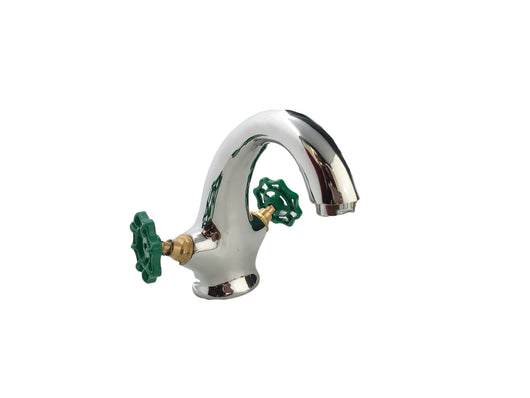 Rubinetto bagno Lavabo Maniglie Verdi Industrial, Stile Industrial