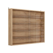 Vicco Vetrina a parete Sonoma Con 4 ripiani