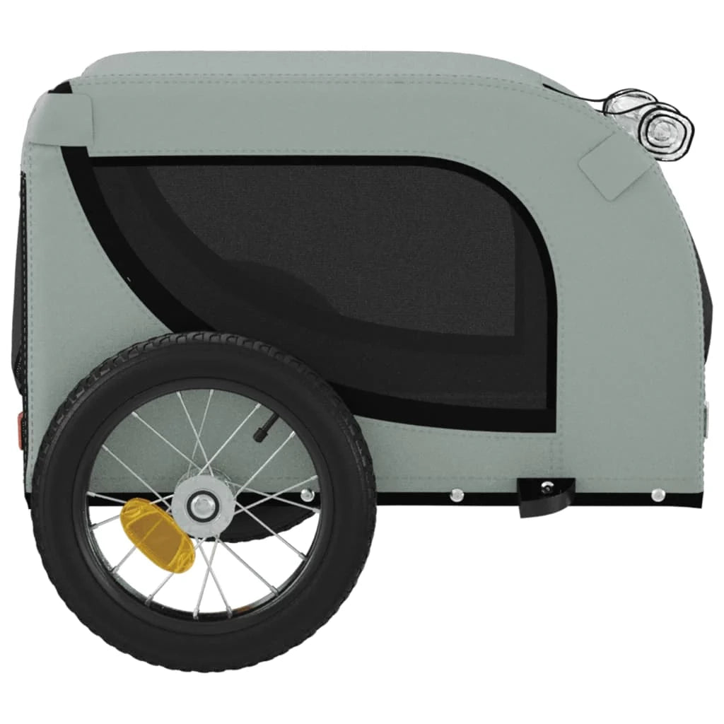 Rimorchio/carrello per animali domestici grigio 02_0044273