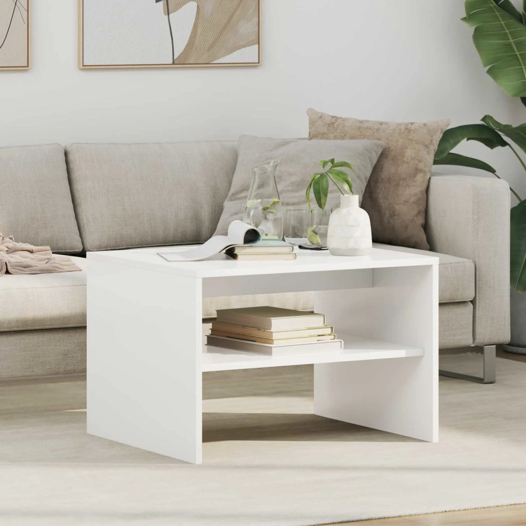 Tavolino da salotto Bianco 60 x 50 x 40 cm Legno multistrato 8000268