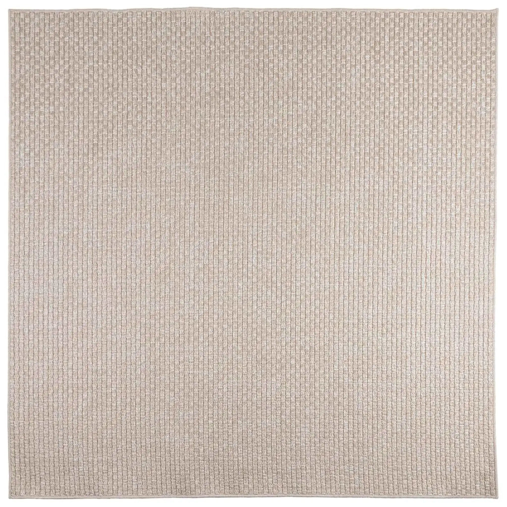 Tappeti per area Quadrato FARO Crema 240 x 240 cm Poliestere 42022566