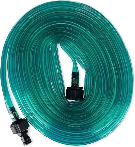 Serpentino per Irrigazione 15 Metri - Tubo per Doccia con Fori per Giardino - Tubo Irrigazione Verde