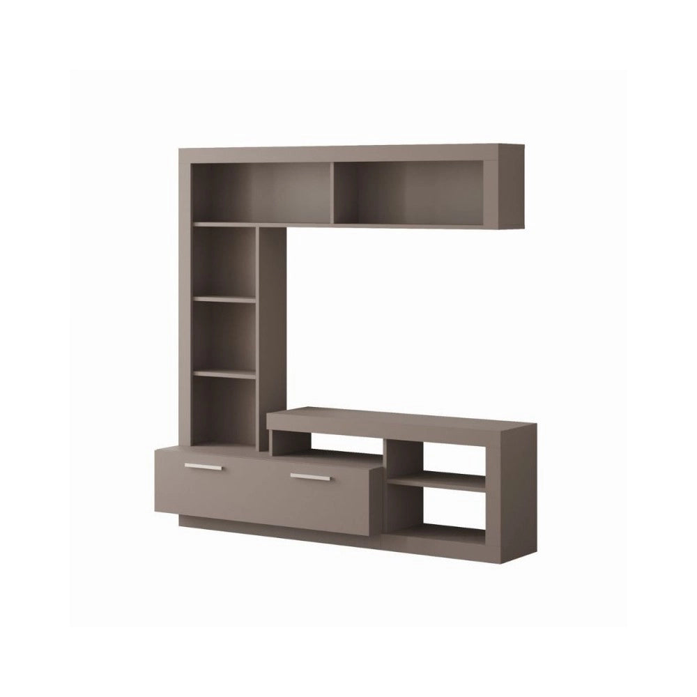 Parete attrezzata tortora Leo 171x42x171