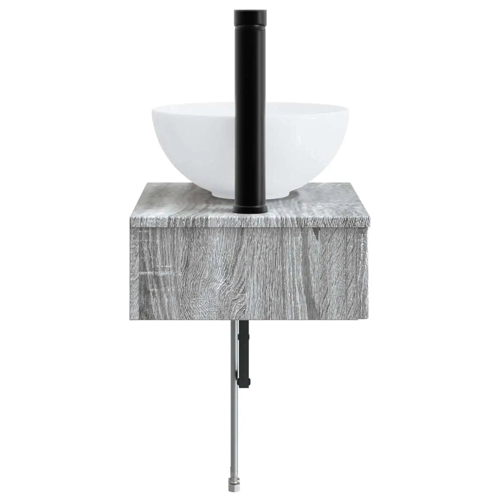 Lavabo da Parete Sonoma grigio 40 x 35 x 39 cm CFW1857786