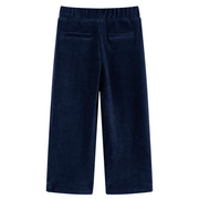 Pantaloni da Bambino in Velluto a Coste Blu Marino 128 CFW7030557
