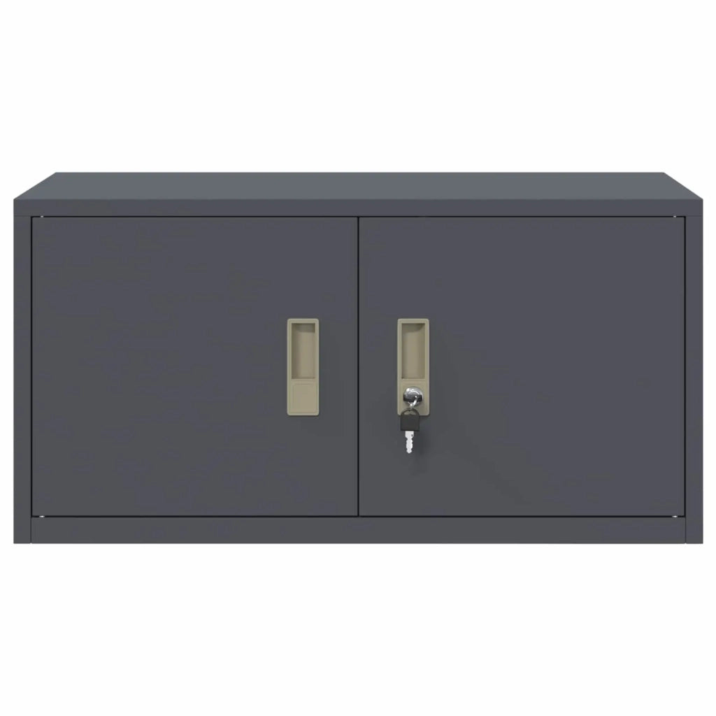 Armadio Antracite 80 x 40 x 40 cm Acciaio 891672