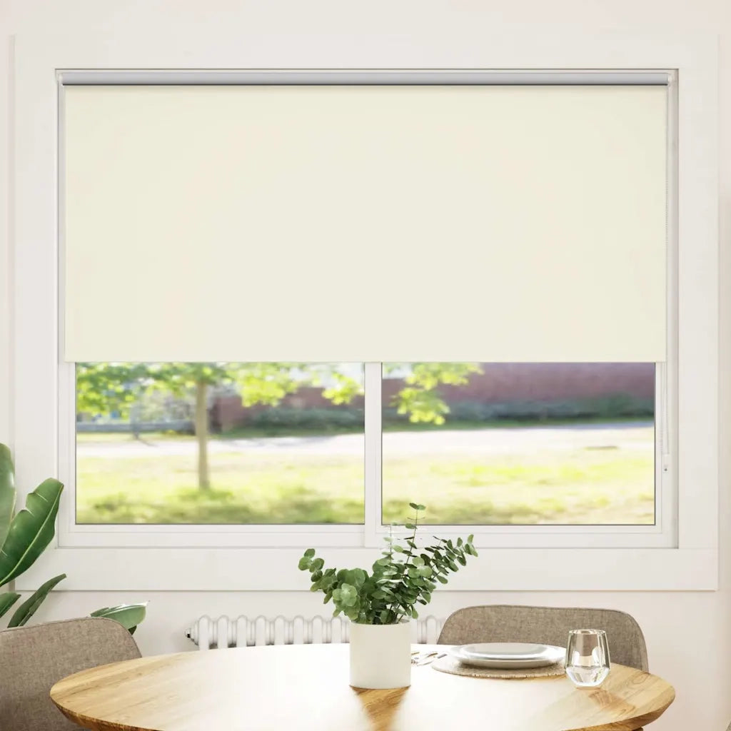 Tenda a Rullo Oscurante 160 x 175 cm Bianco Avorio cod mxl 45870