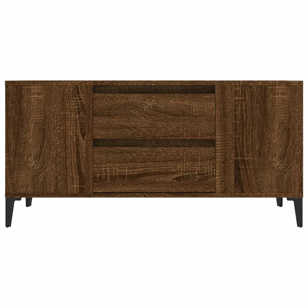 Mobile Porta TV Rovere Marrone 102x44,5x50 cm Legno Multistrato cod mxl 26786