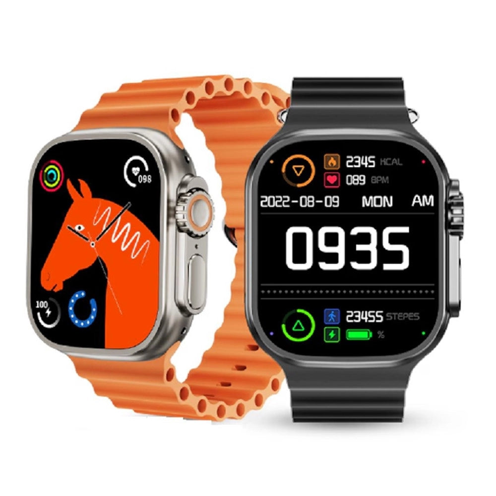 Trade Shop - Smartwatch Qu50 Hd Orologio Digitale Intelligente Cardiofrequenzimetro Contapassi Bluetooth -